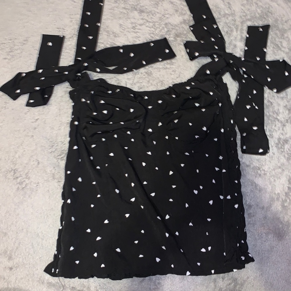 polka dot tank top